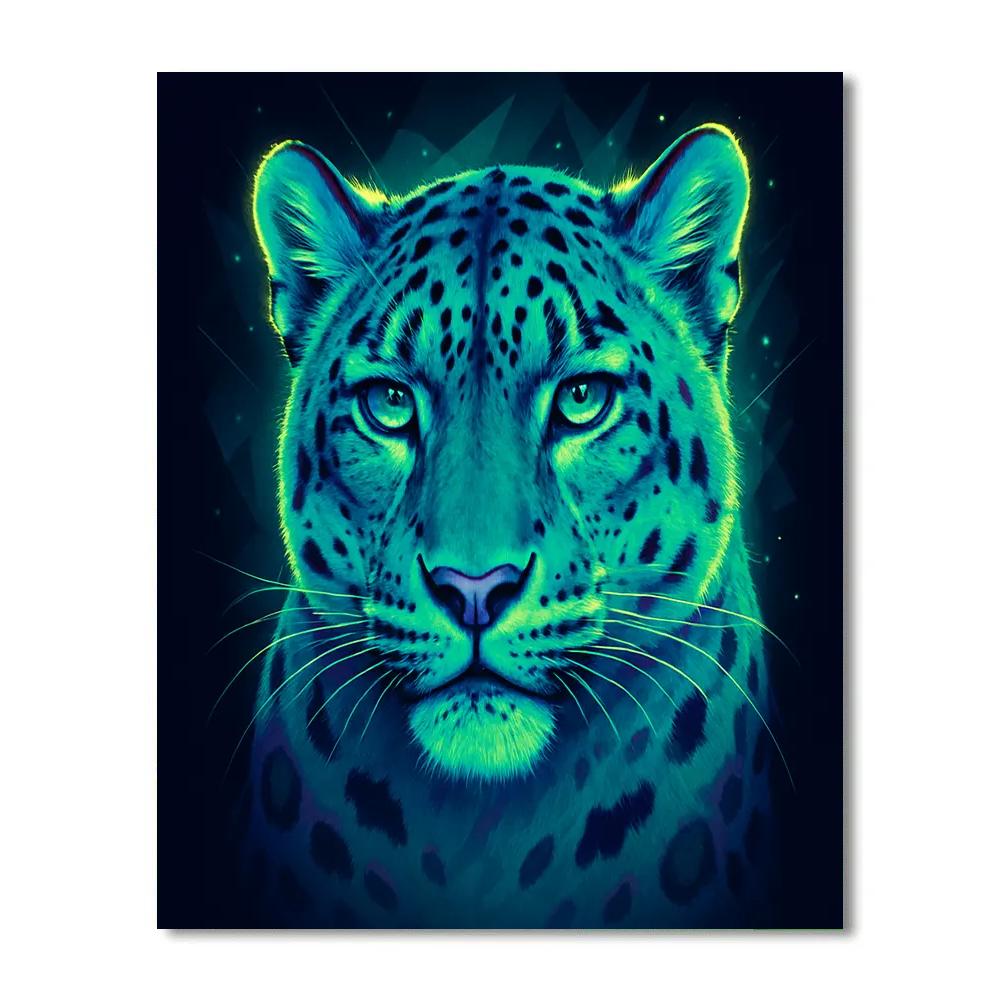 Aurora Crown Snow Leopard paint by color