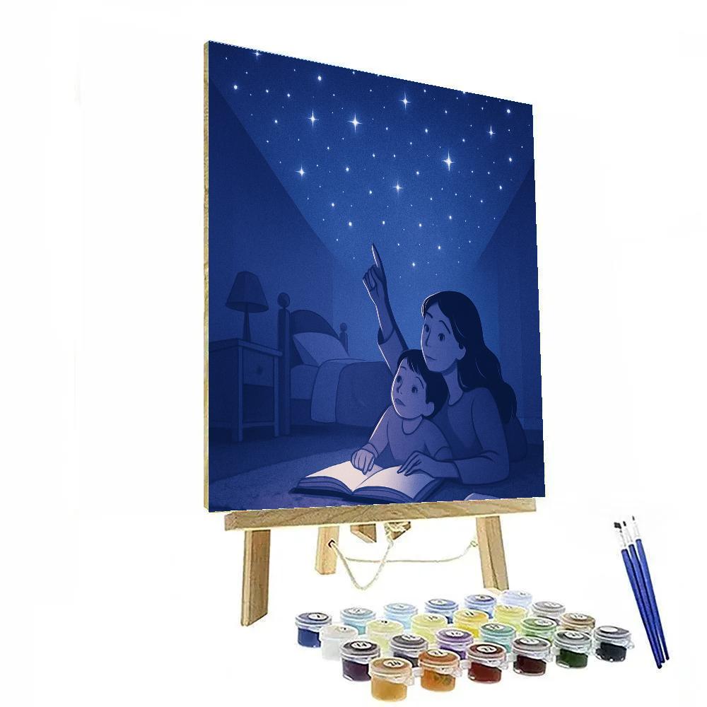 Nightlight Constellation Ceiling Storytime painting number kit