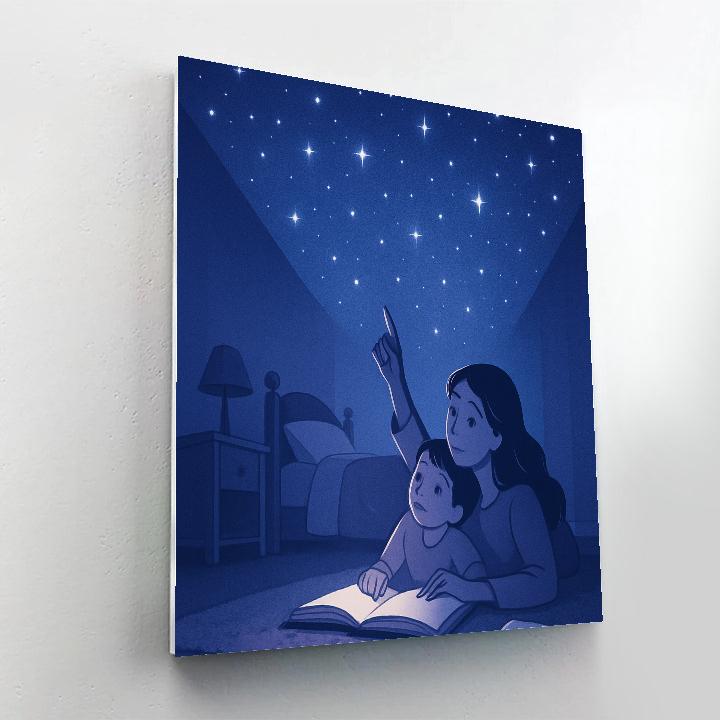 Nightlight Constellation Ceiling Storytime painting number kit