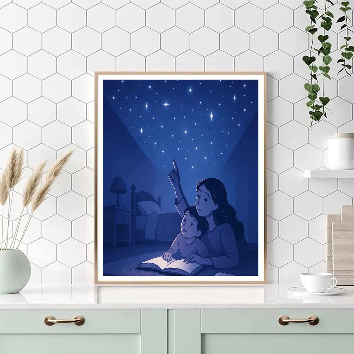 Nightlight Constellation Ceiling Storytime painting number kit