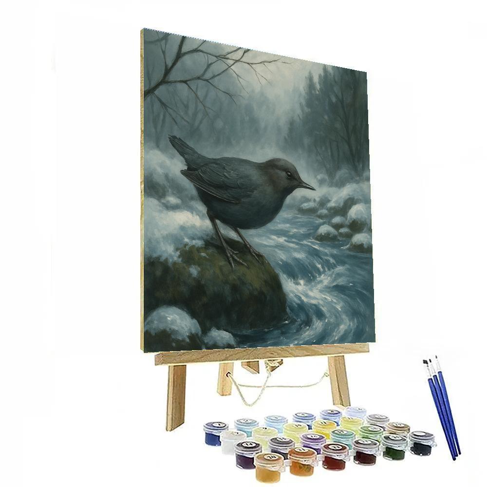 Icy Creek Sparkle For The Dipper Numbered painting kits
