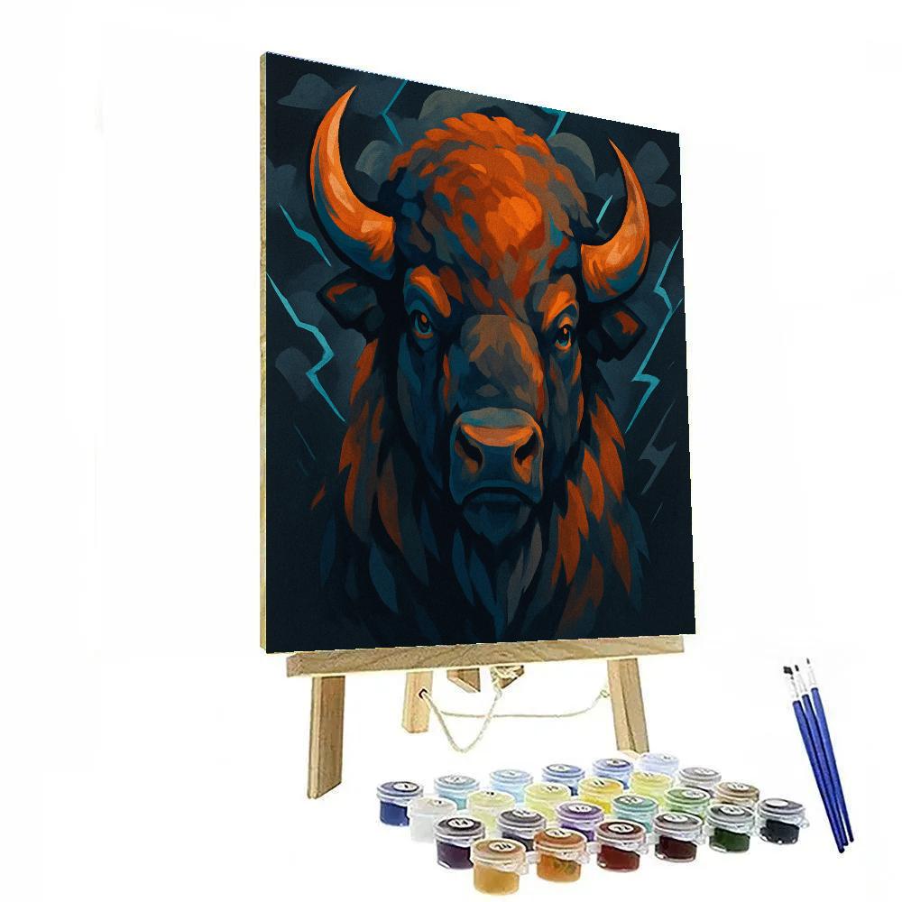 Copper Storm Bison paint by color
