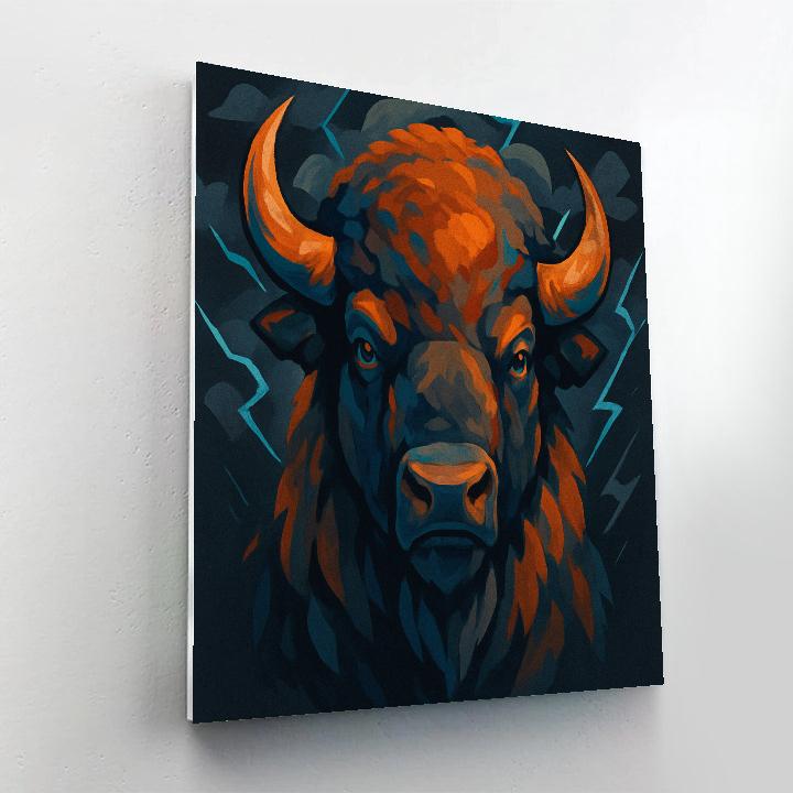Copper Storm Bison paint by color