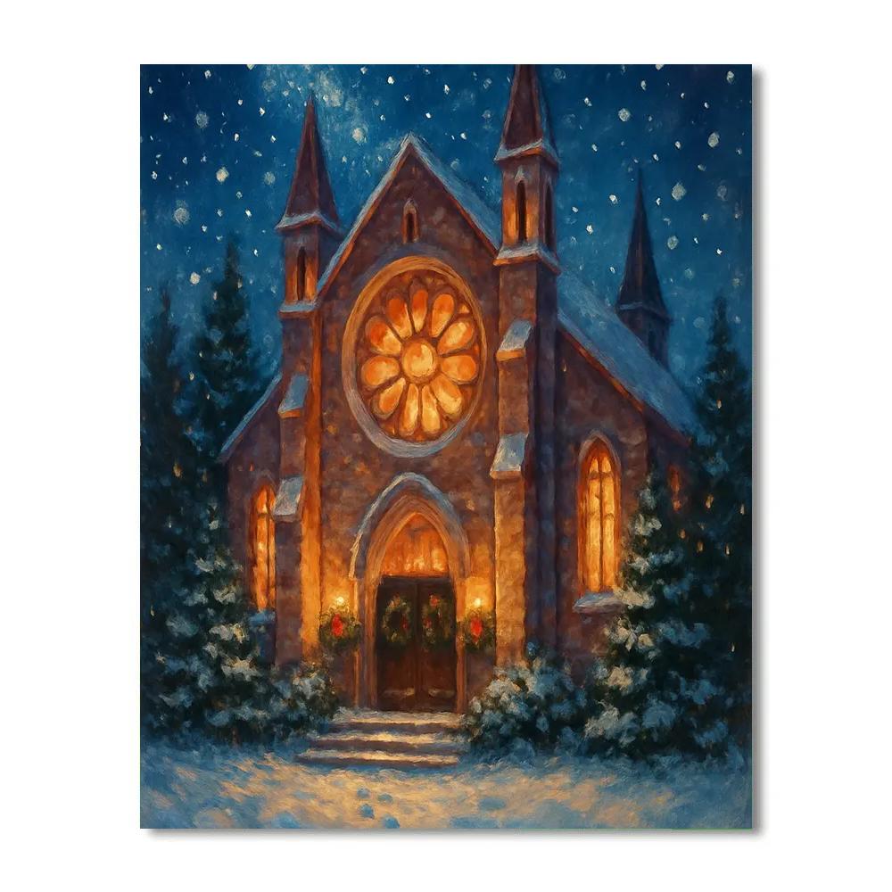 Cathedral Bells In Falling Starlight Numbered painting kits