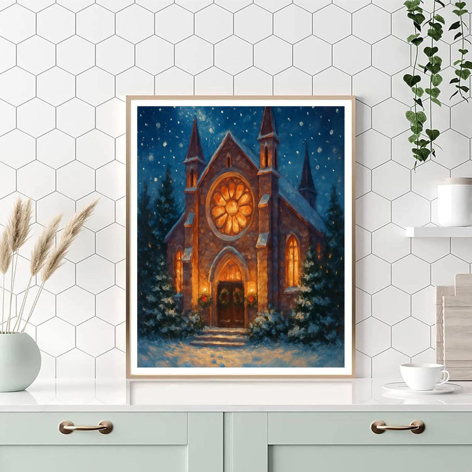 Cathedral Bells In Falling Starlight Numbered painting kits
