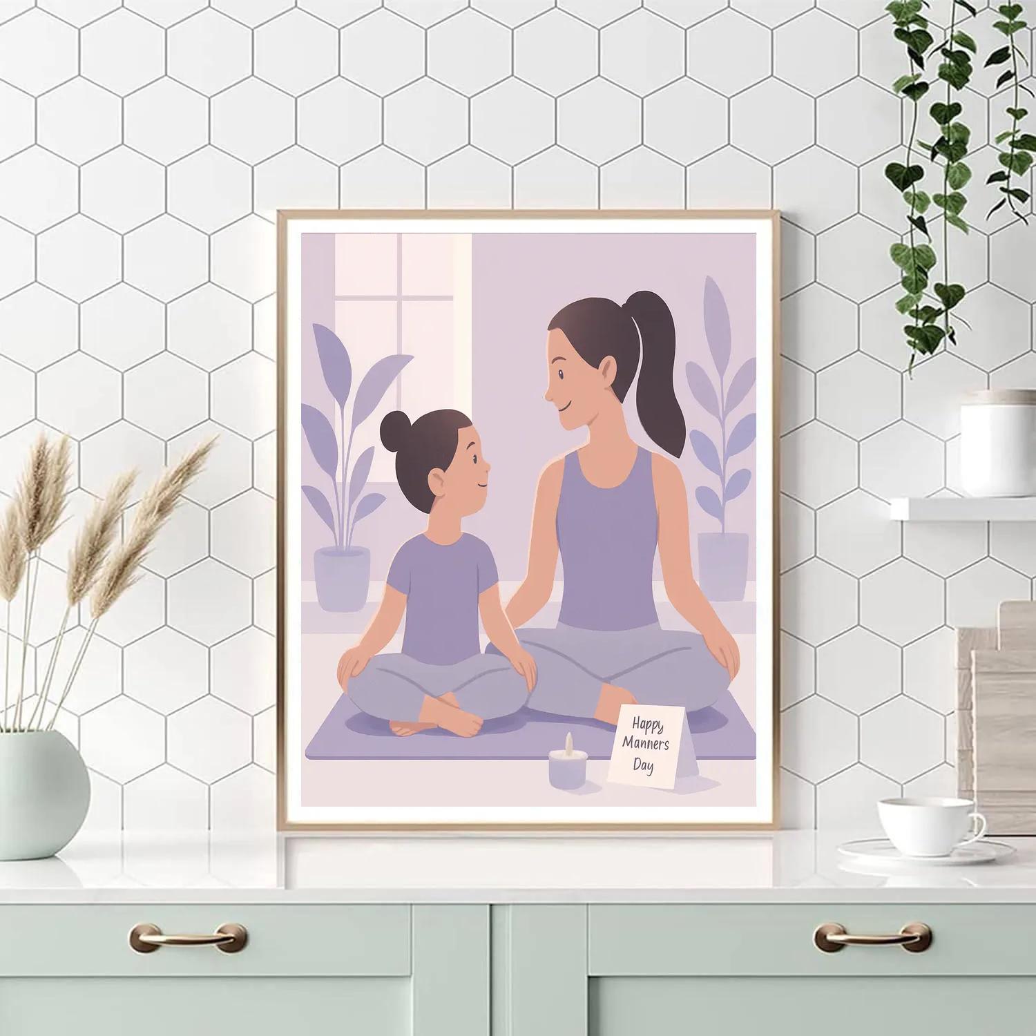 Calm Yoga Stretch In Sync paint by number