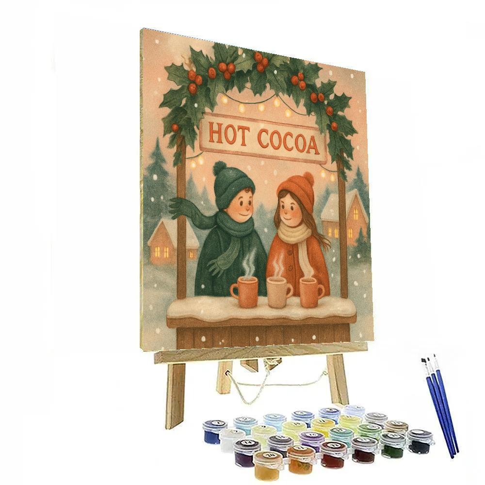 Cocoa Stand Under The Holly Arch Number painting