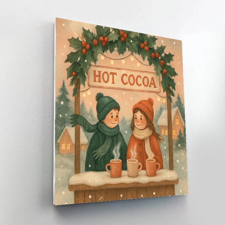 Cocoa Stand Under The Holly Arch Number painting