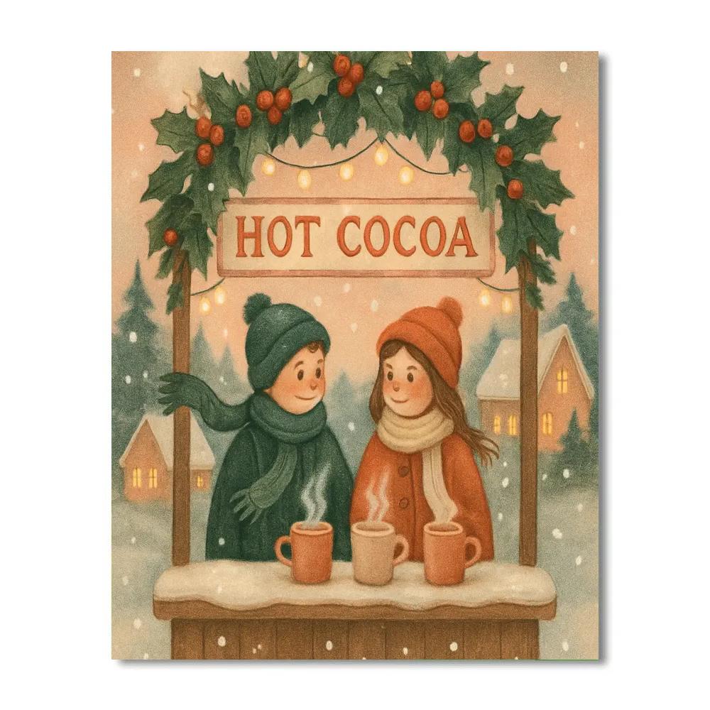 Cocoa Stand Under The Holly Arch Number painting