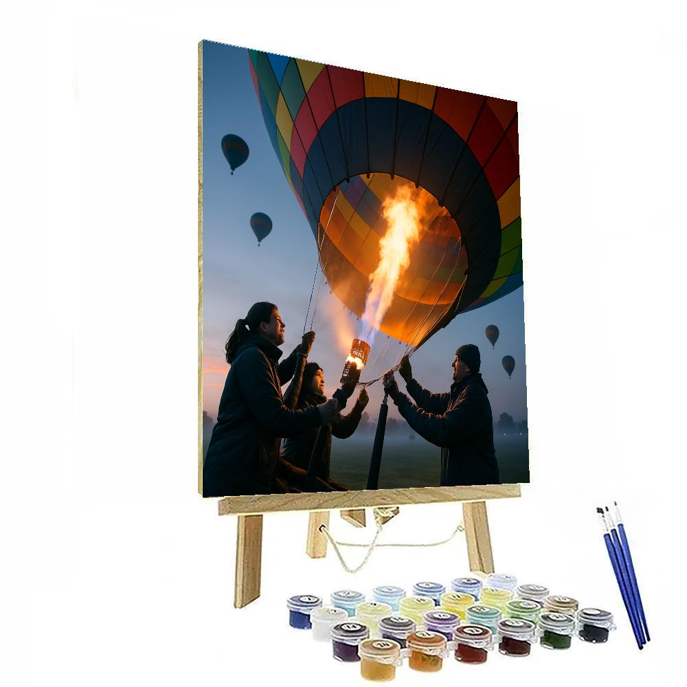 Albuquerque International Balloon Fiesta Mass Ascension Numbered painting kits