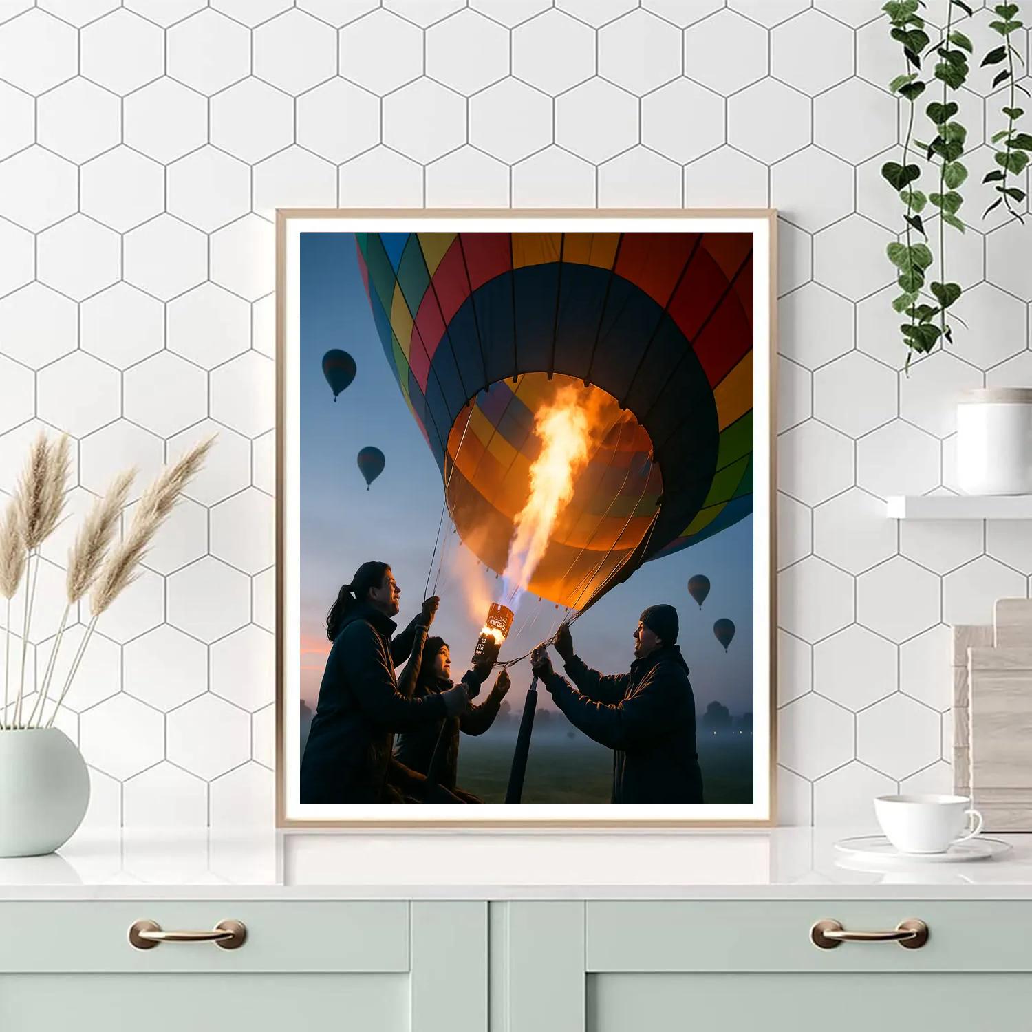 Albuquerque International Balloon Fiesta Mass Ascension Numbered painting kits