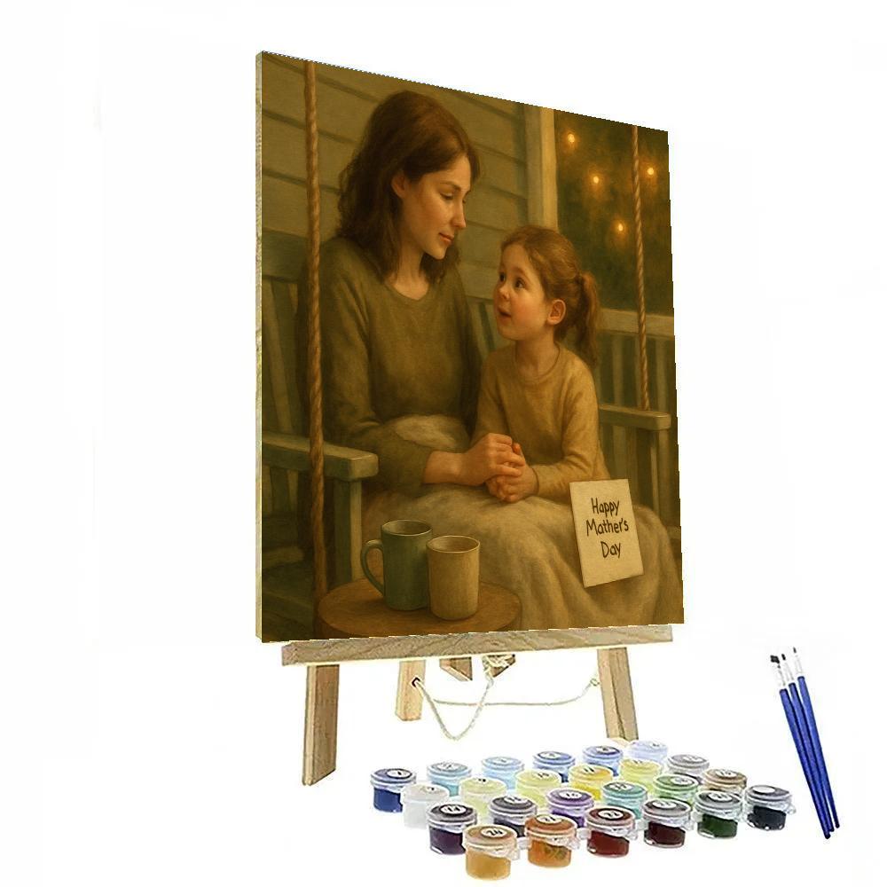 Quiet Porch Swing Gratitude Talk Paint by numbers kits