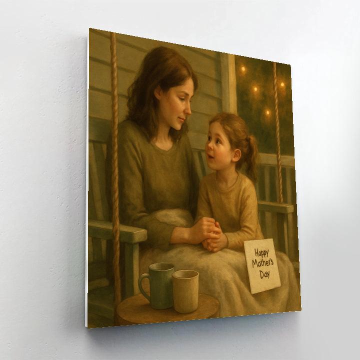 Quiet Porch Swing Gratitude Talk Paint by numbers kits