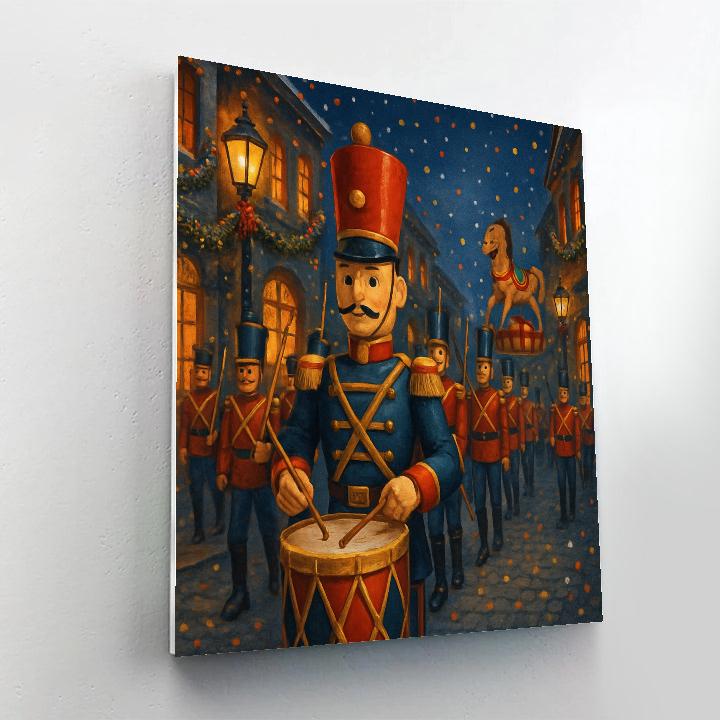 Nutcracker Street Parade At Dusk paint by number