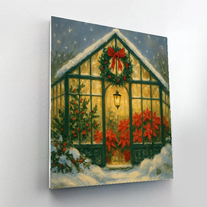 Holly Greenhouse Winter Warmth paint by numbers