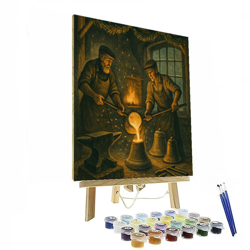 Bellmakers Hearthside Forge paint by number