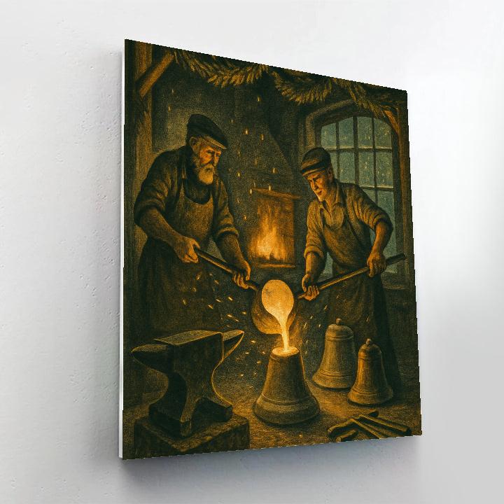 Bellmakers Hearthside Forge paint by number