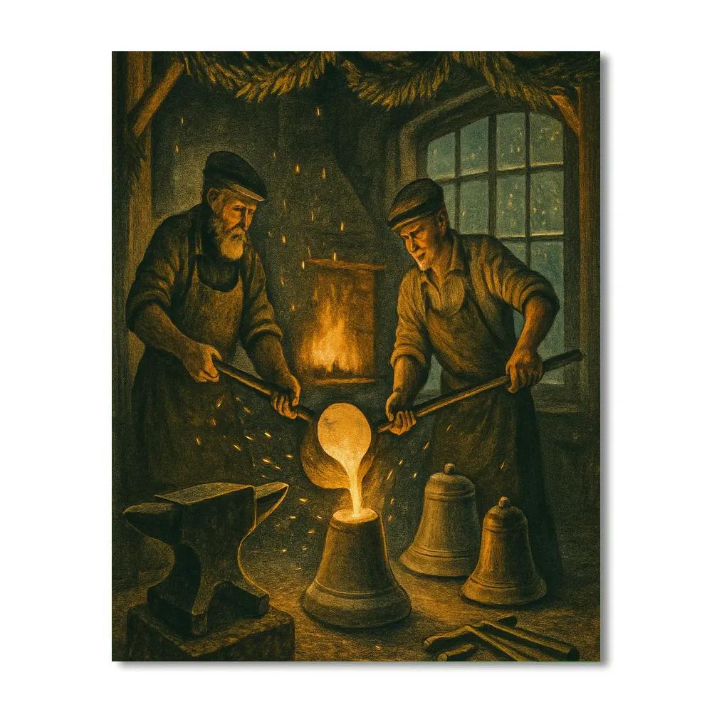Bellmakers Hearthside Forge paint by number