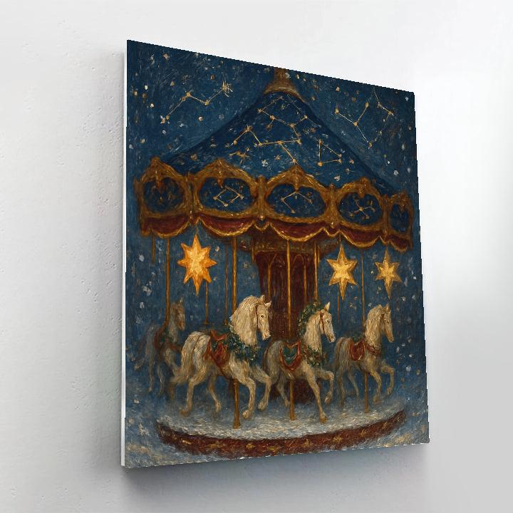 Carousel Of Winter Constellations Painting by numbers kit