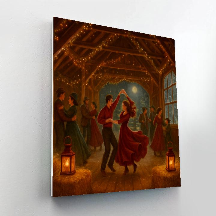 Frost And Fiddle Barn Dance Number painting