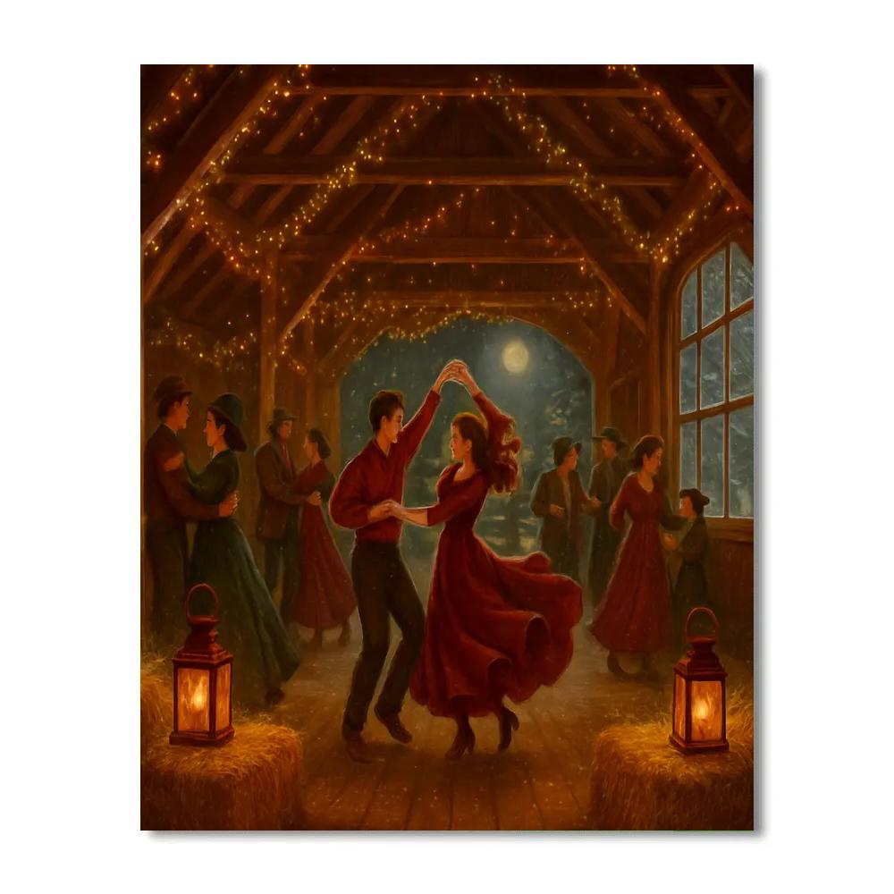 Frost And Fiddle Barn Dance Number painting