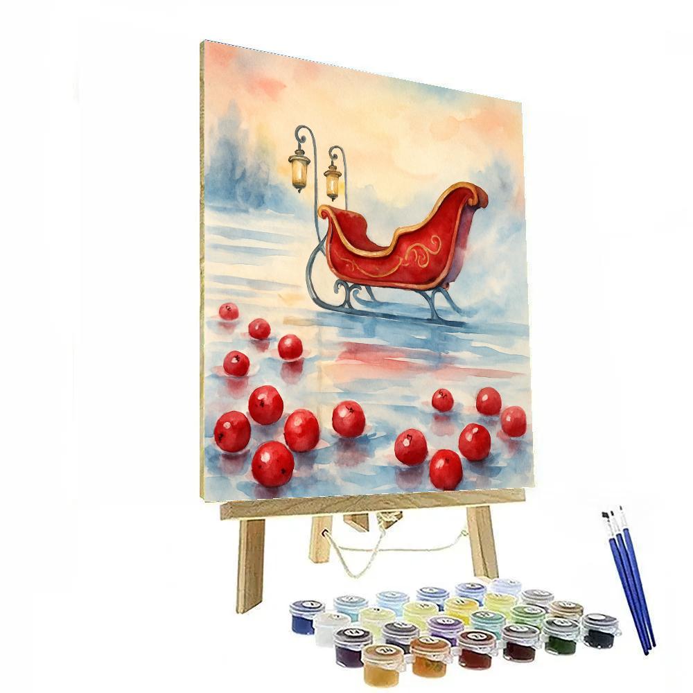 Cranberry Marsh Sleigh Crossing Numbered painting kits