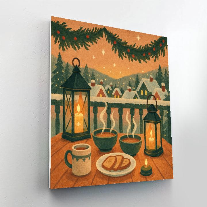 Alpine Balcony Starglow Supper DIY paint by numbers