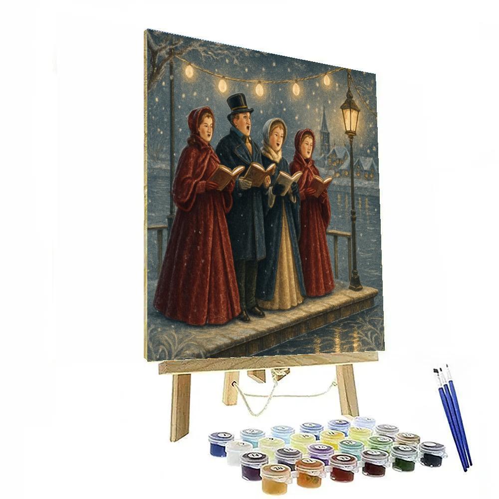 Frozen Opera By The River Lights Paint by numbers kits