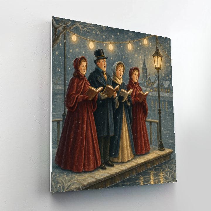 Frozen Opera By The River Lights Paint by numbers kits