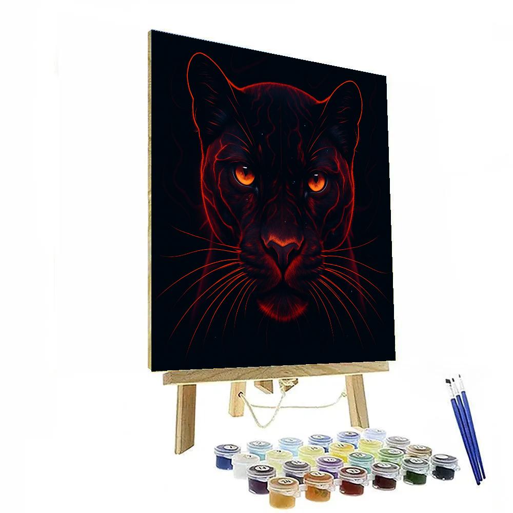 Ember Vein Panther painting number kit