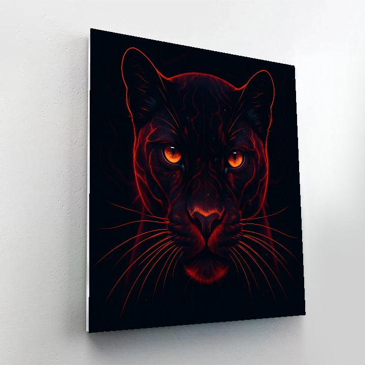 Ember Vein Panther painting number kit