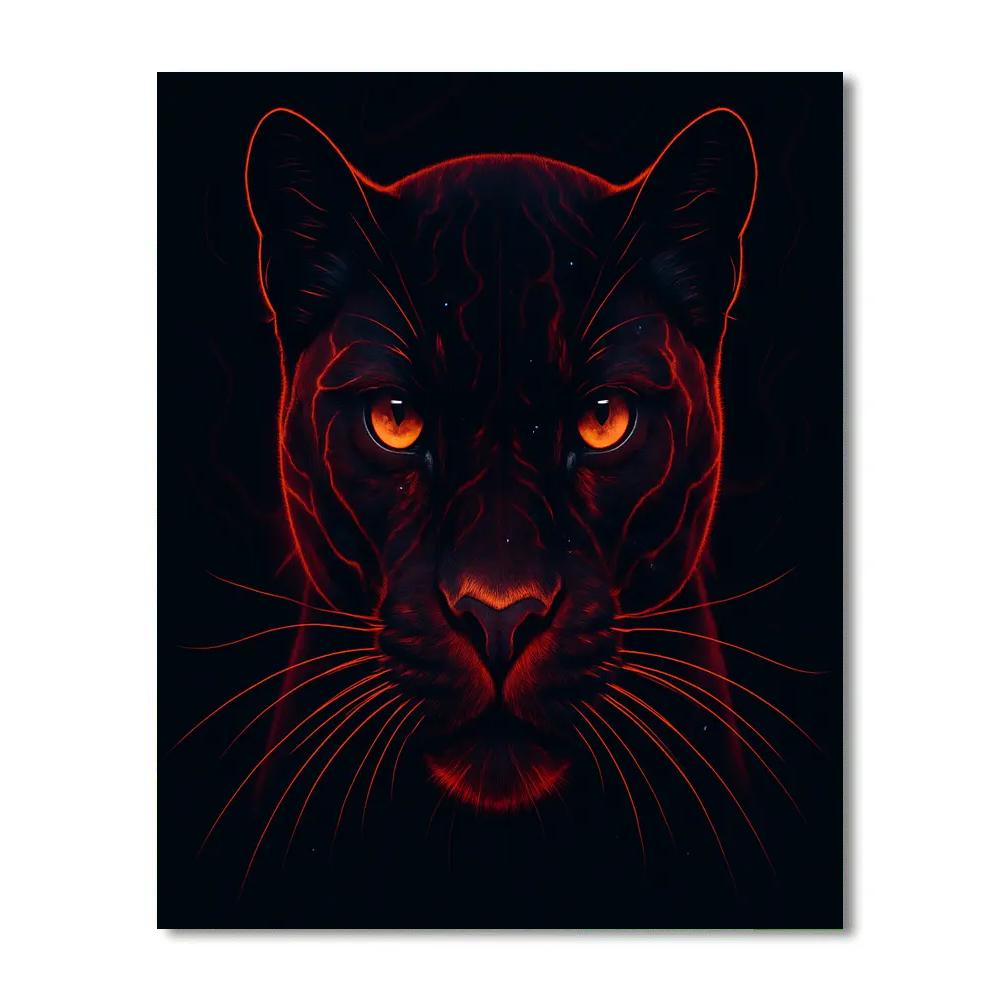 Ember Vein Panther painting number kit