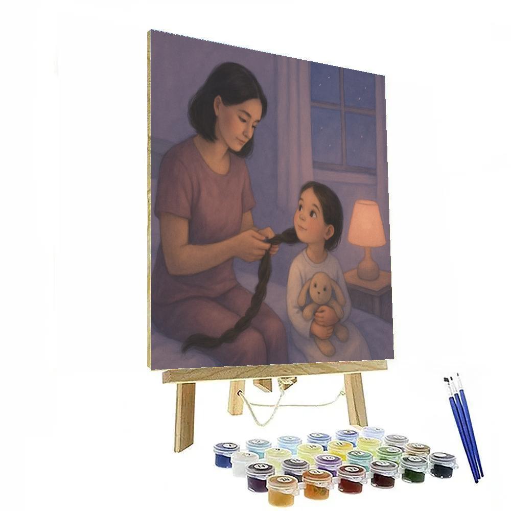 Bedtime Hair Braiding Promise paint by color