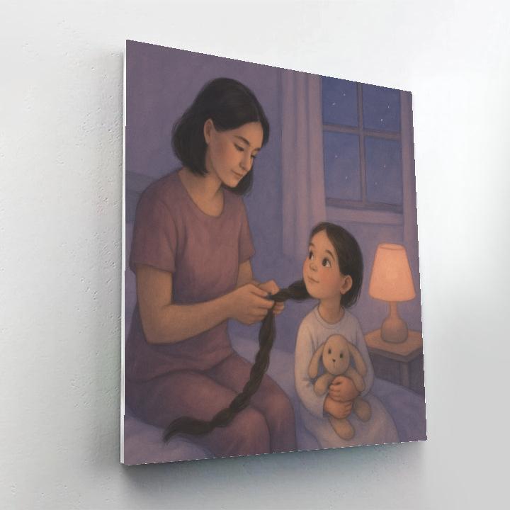 Bedtime Hair Braiding Promise paint by color