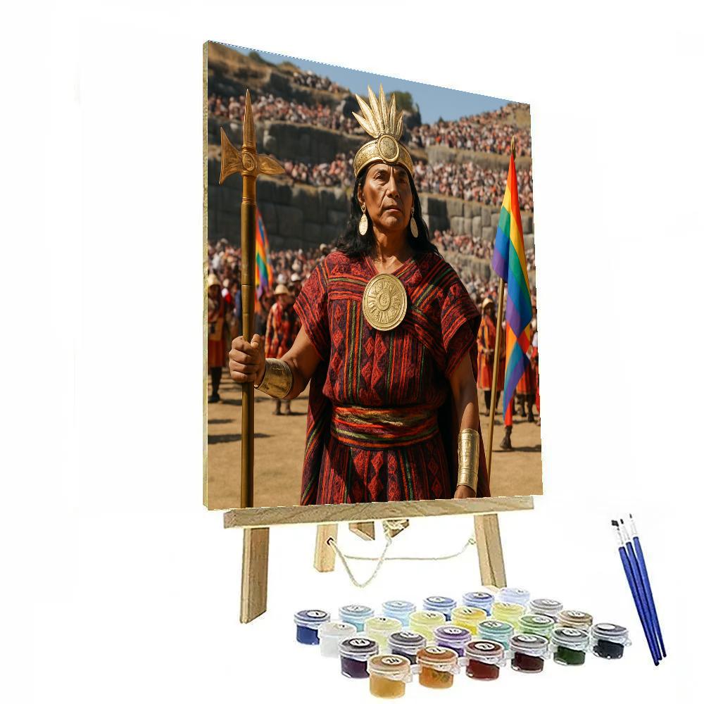 Inti Raymi Ceremony At Sacsayhuaman Cusco paint by numbers