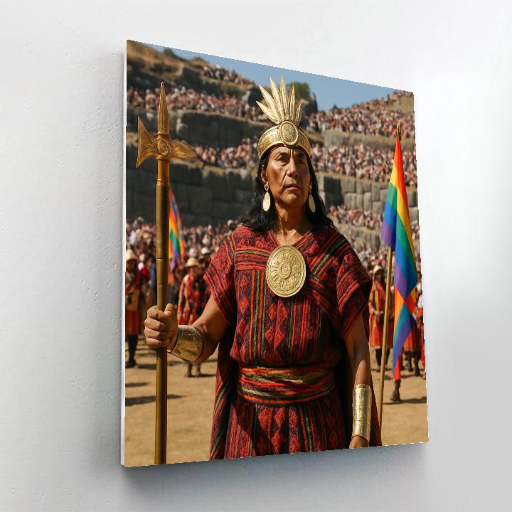 Inti Raymi Ceremony At Sacsayhuaman Cusco paint by numbers