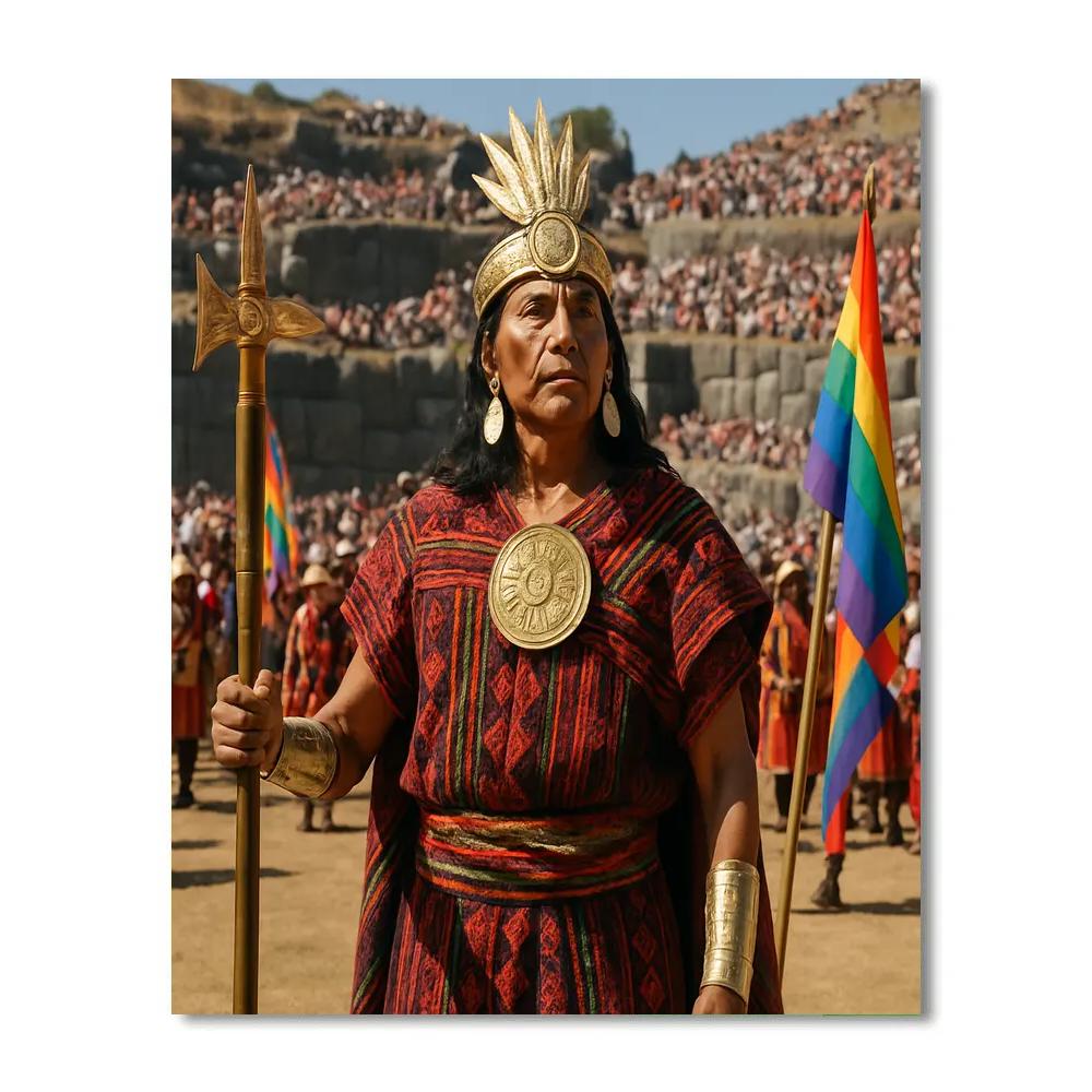 Inti Raymi Ceremony At Sacsayhuaman Cusco paint by numbers