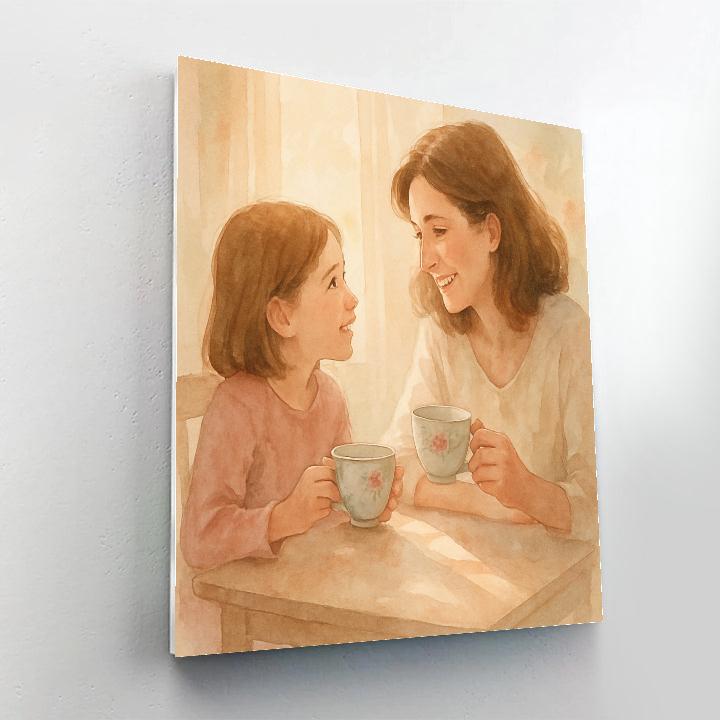 Mothers Day Teacup Talk Numbered painting kits