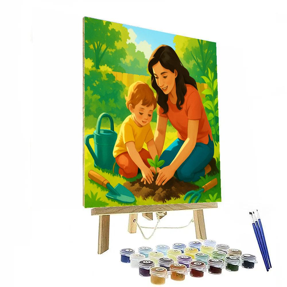 Garden Apron Lesson Number painting