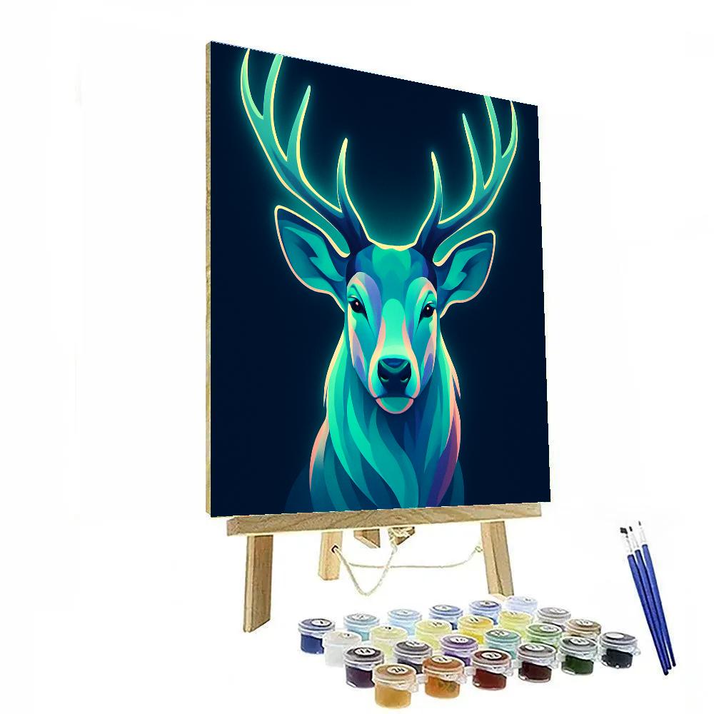 Aurora Antler Stag Numbered painting kits