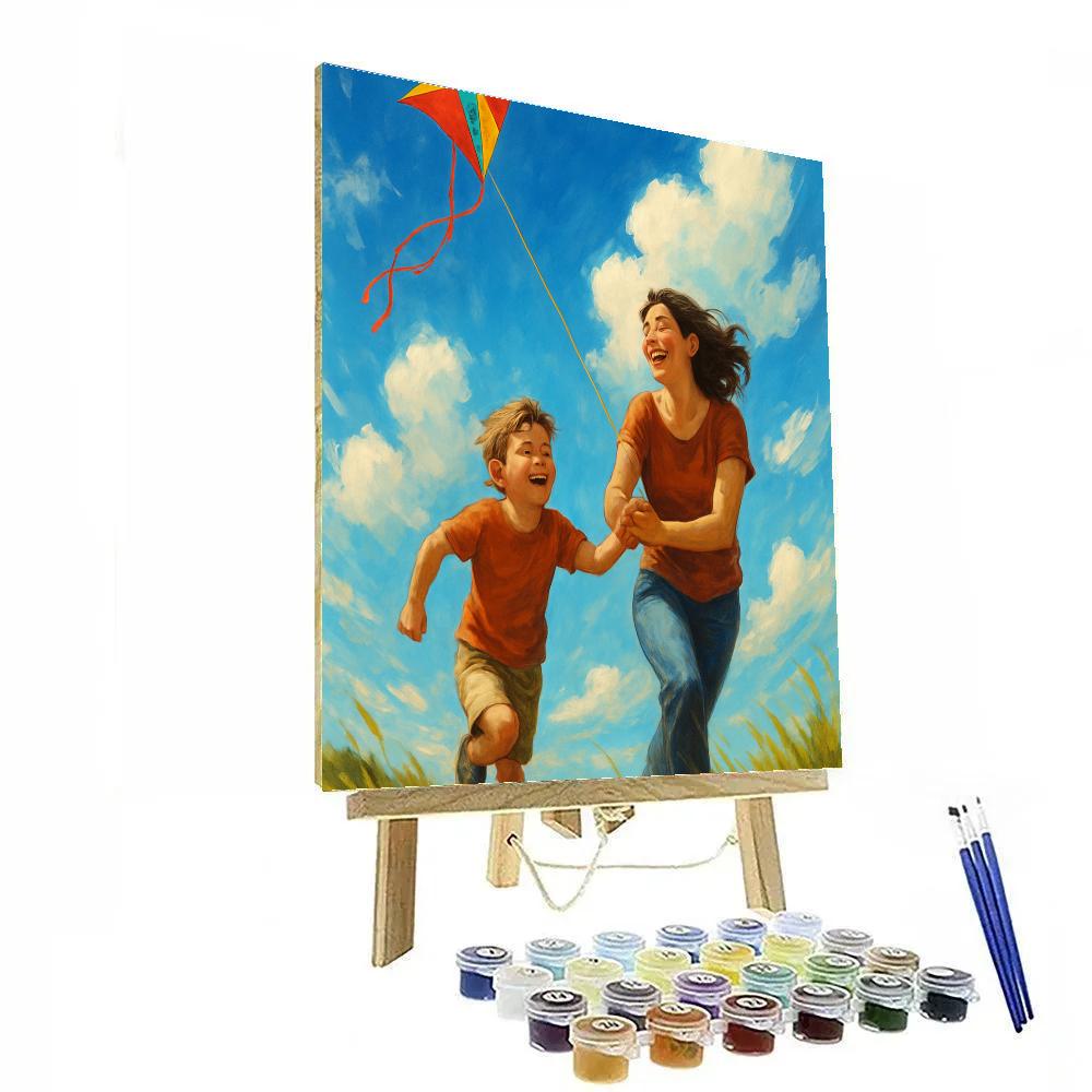 Kite Promise In Open Sky paint by number