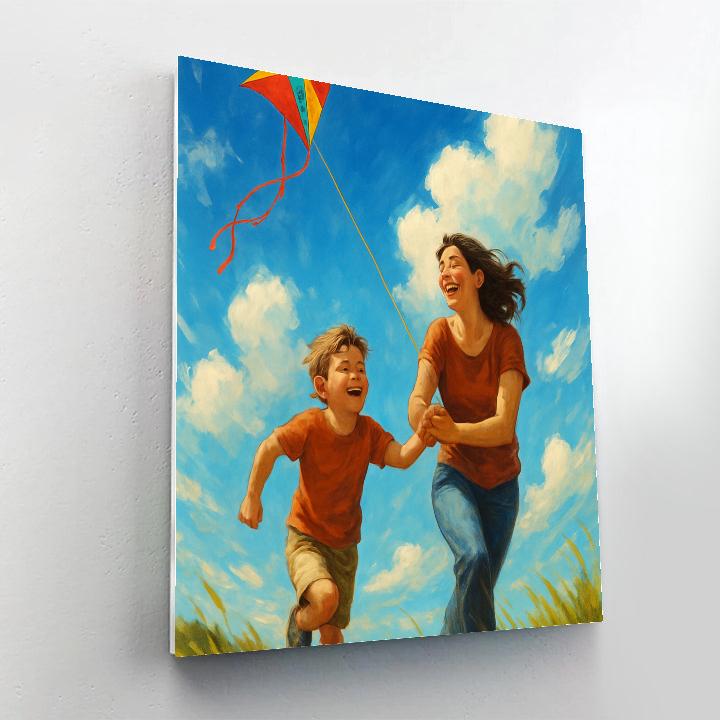 Kite Promise In Open Sky paint by number