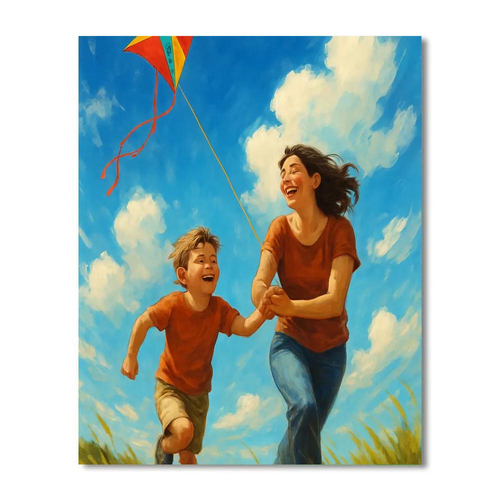 Kite Promise In Open Sky paint by number