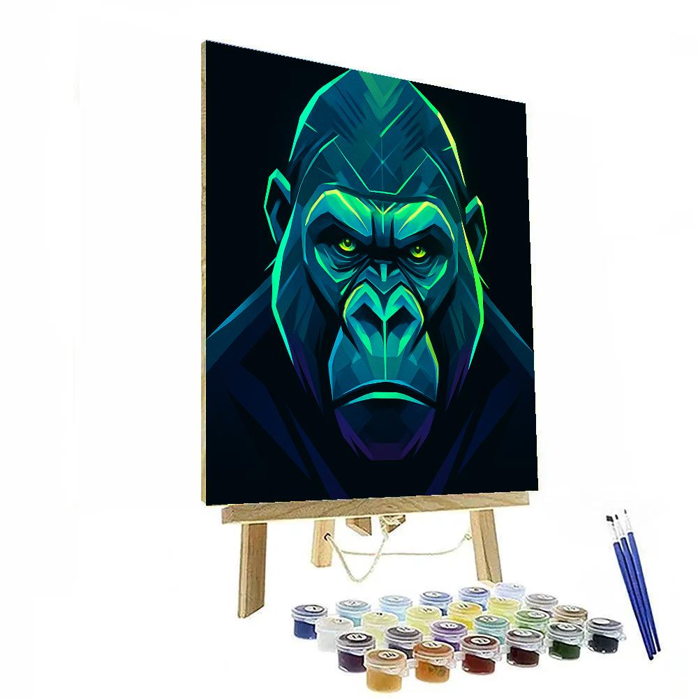 Electric Rift Gorilla Numbered painting kits