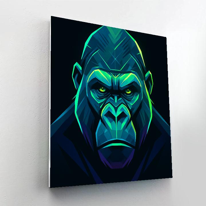 Electric Rift Gorilla Numbered painting kits