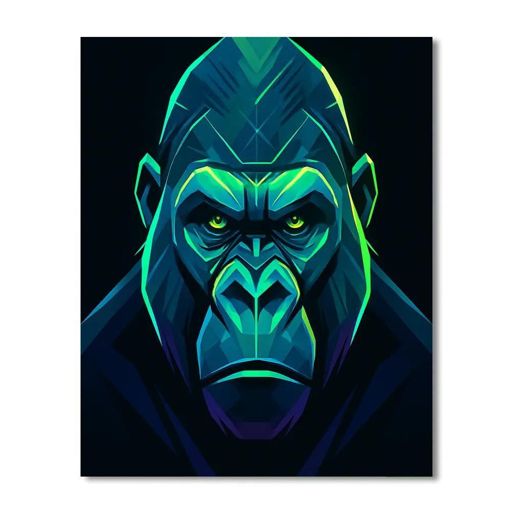 Electric Rift Gorilla Numbered painting kits