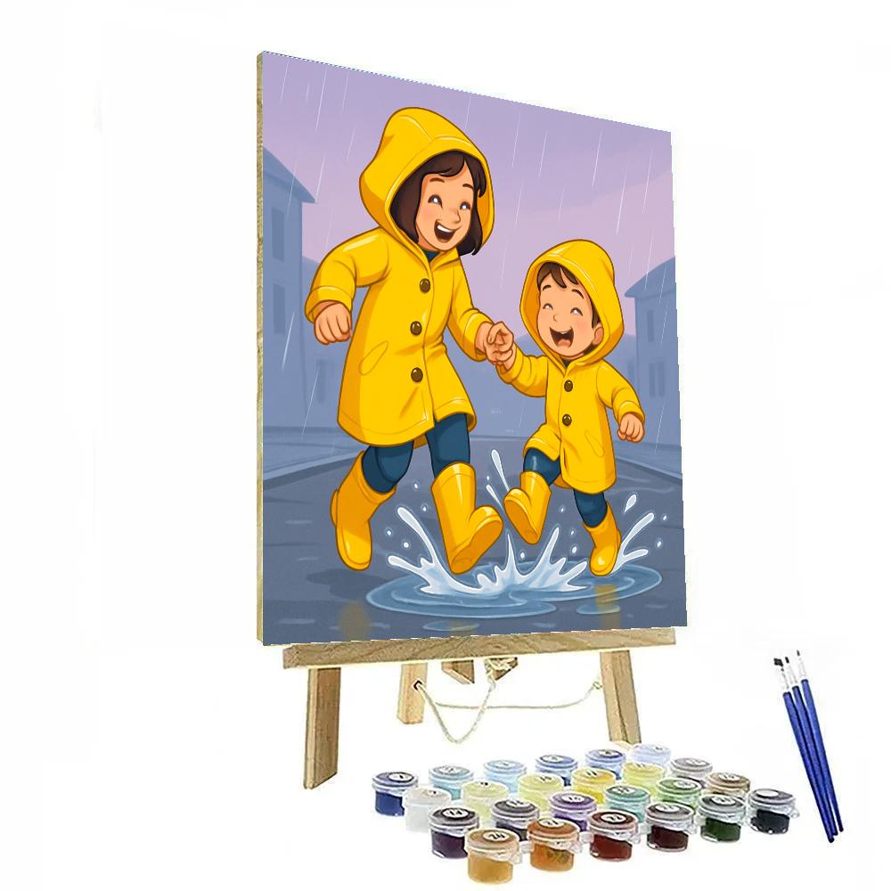 Raincoat Puddle Parade paint by color