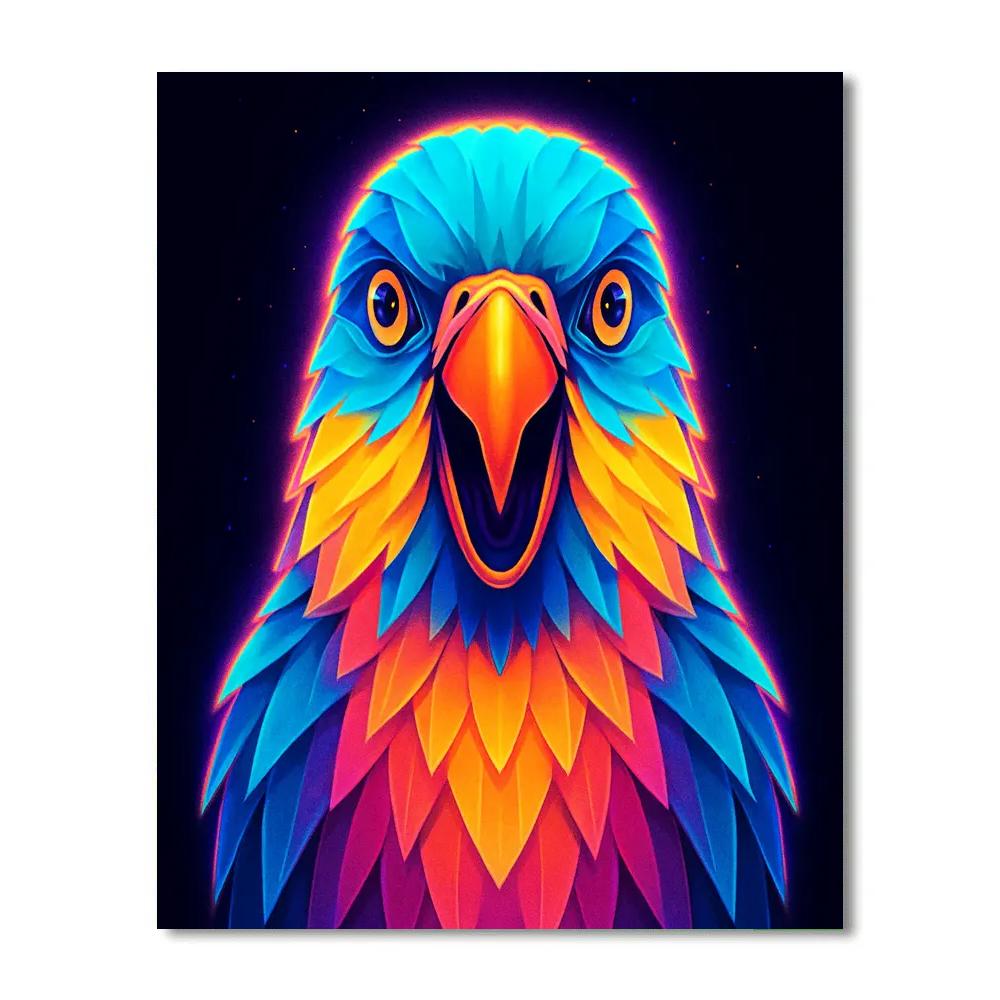 Cosmic Reef Parrot Paint by numbers kits