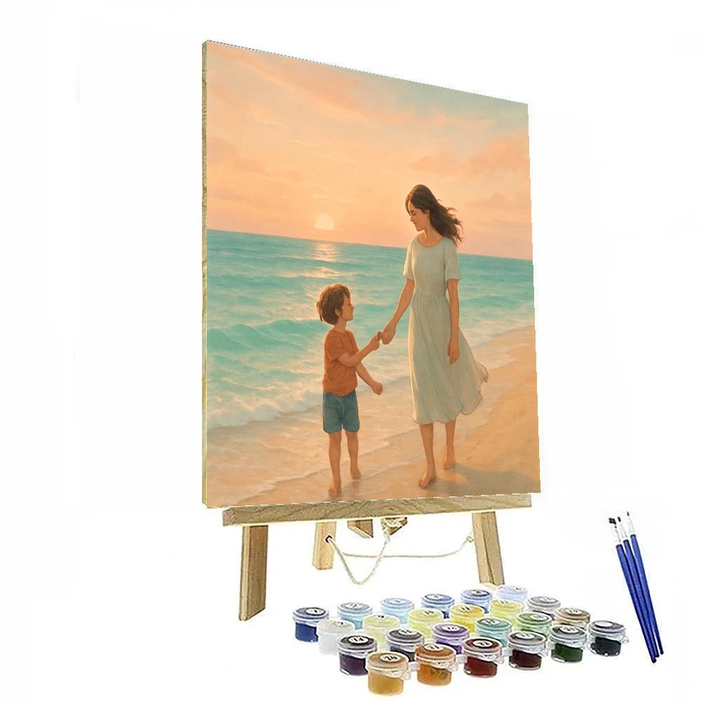 Seashell Thank You Walk Painting by numbers kit