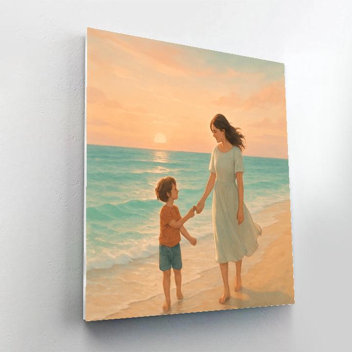 Seashell Thank You Walk Painting by numbers kit